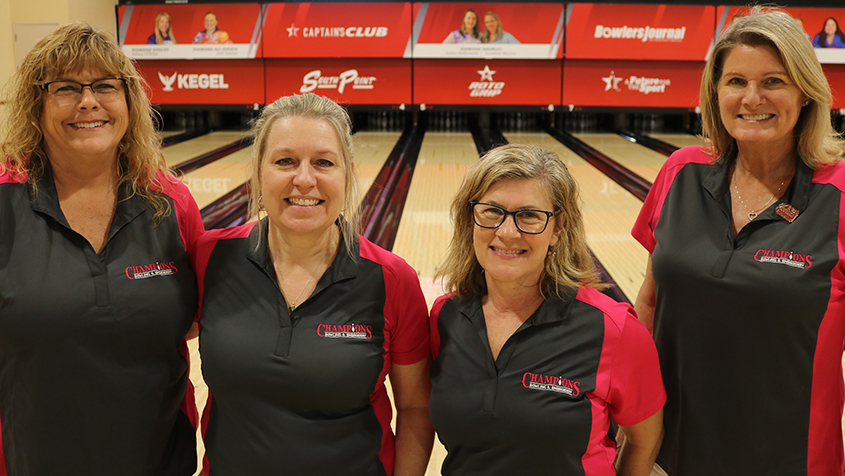 The members of Champions Pro Shop at the 2023 USBC Women's Championships The members of Champions Pro Shop at the 2023 USBC Women's Championships